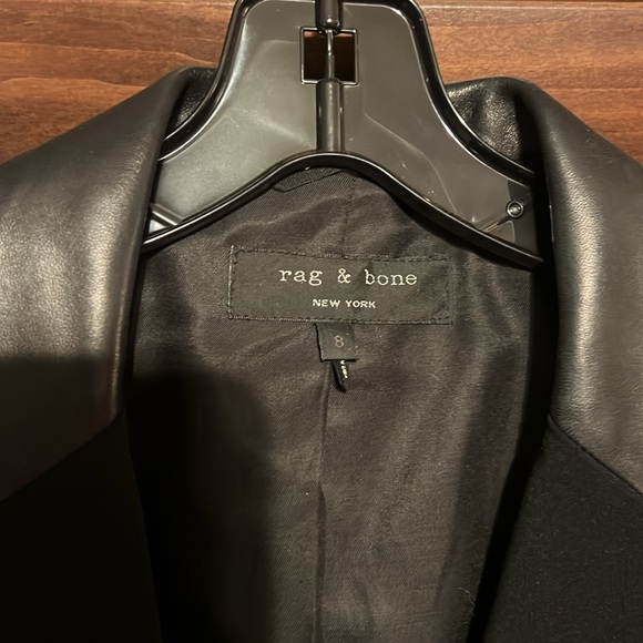 Rag & Bone Black Jacket/Blazer - Picture 2 of 3